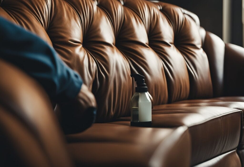 cleaning leather upholstery